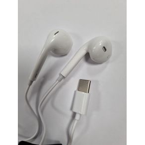 AURICULARES + MICRO IN-EAR NETWAY TIPO C BLANCO APP-NW3563