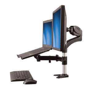 Single-Monitor Arm with Laptop Stand ARMUNONB