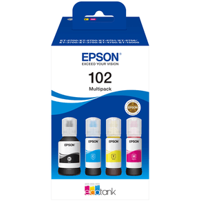 CONSUMIBLE EPSON MULTIPACK ECOTANK 102 C13T03R640