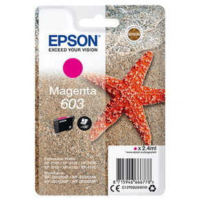 SINGLEPACK MAGENTA 603 INK C13T03U34010