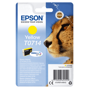 CARTUCHO EPSON AMARILLO T0714 C13T07144022 C13T07144022