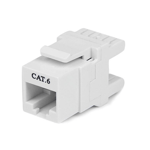 JACK DE PARED MODULO KEYSTONE RJ45 HEMBRA TIPO 110 BLANCO IN C6KEY110SWH