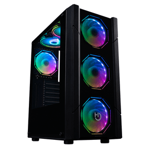 Caja HIDITEC  V30 ARGB RGB Negro CHA010028