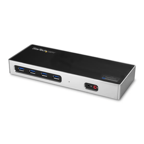 Dock USB-C y USB-A - Docking Station para 2 Monitores DisplayPort y HDMI de 4K 60Hz - Replicador de Puertos USB 3.0 para Portátil USB TipoC o USB-A - DK30A2DH