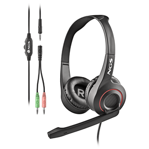 AURICULARES C/MICROFONO NGS MSX10PRO JACK-3.5MM NEGRO MSX10PRO