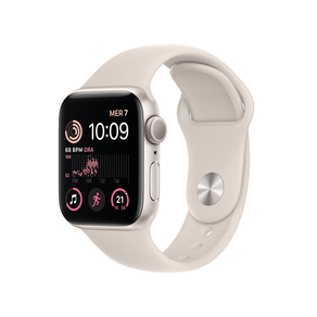 Apple Watch SE 2022 GPS 40 mm aluminio beige correa deportiva beige