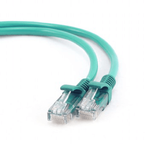 CABLE RED GEMBIRD UTP CAT5E 1M VERDE PP12-1M/G