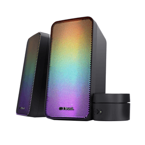 ALTAVOCES 2.0 TRUST 2.0 WEZZ RGB 6W RMS 12W MAX USB COLOR NEGRO 24587 24587