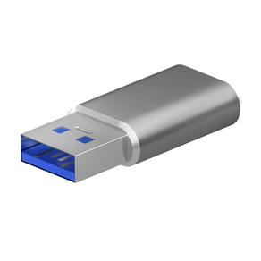MINI ADAPTADOR AISENS USB 3.2 GEN2 USB 2.03A TIPO USB-C H-A M GRIS A108-0677