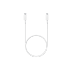 SAMSUNG cable USB C Macho/Macho, Blanco EP-DA705BWEGWW