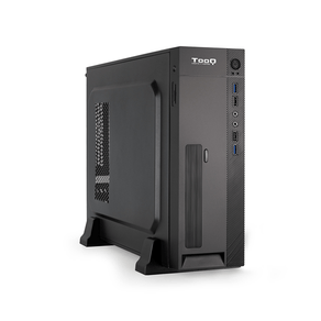 TOOQ  Caja Slim Micro-ATX  Negro Incluye Fuente TQC-3008U3C