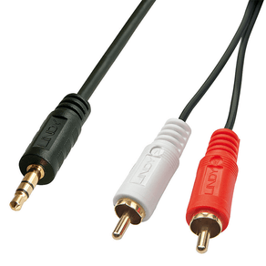 AUDIO CABLE 2XPHONO 3 5 MM /2M 35681