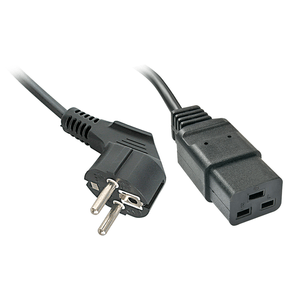2M SCHUKO TO IEC C19 MAINS CABLE, L 30344