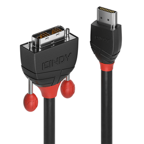 1M HDMI TO DVI CABLE  BLACK LINE 36271