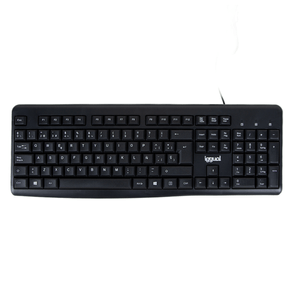 iggual Teclado estándar CK-BASIC2-105T negro IGG318904