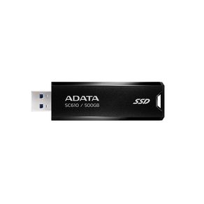ADATA SC610 SSD Externo 500GB USB 3.2 Gen2 Negro SC610-500G-CBK