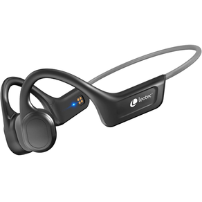 LEOTEC AURICULARES CONDUCCION OSEA IPX7 Gris-Bateria 230mAh-Llamadas LEBONE02G