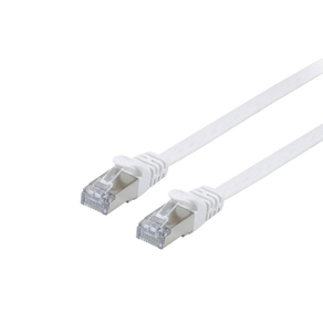 LATIGUILLO PLANO APANTALLADO U/FTP CATEGORIA 6A/10G 3M COLOR BLANCO 607612