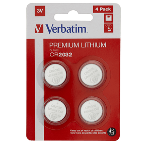 LITHIUM BATTERY CR2032 3V 4 PACK 49533