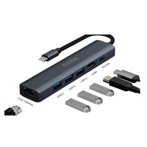 DOCK USB-C 6 EN 1 NXDSUSBC06