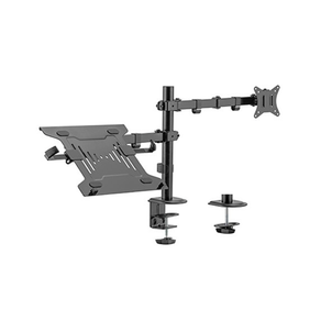 SOPORTE DE MESA GEMBIRD AJUST CON BRAZO PARA MONITOR Y BANDEJA PARA PORTATIL MA-DA-03