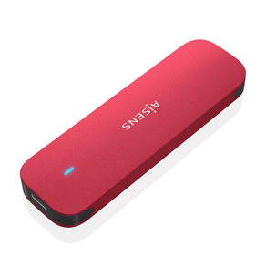 CAJA EXTERNA AISENS M.2 (NGFF) ASM2-027RED NVME A USB3.2 GEN2 ROJO ASM2-027RED