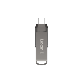 LEXAR 64GB DUAL TYPE-C AND TYPE-A USB 3.1 FLASH DRIVE, UP TO 130MB/S READ LJDD400064G-BNQNG