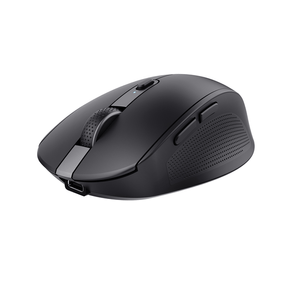 MOUSE TRUST WIRELESS Y BLUETOOTH OZAA 24819 NEGRO RECARGABLE- SENSOR OPTICO - 6 BOTONES - 800/1600/3200DPI - RECEPTOR USB-A/USB-C 24819