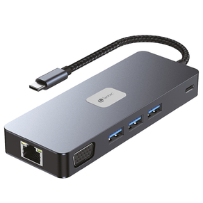 LEOTEC DOCKING STATION 11-1 PLUS 1USB-C PD100 3USB3.2 HDMI VGA GGL LECTJSD MCSD LEDS03