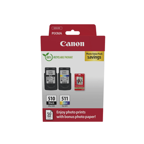 Canon Cartucho MultiPack PG-510/CL511+papel 2970B017