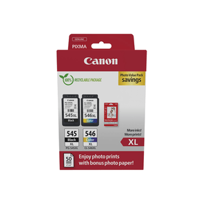 VALUE PACK CANON PG-545XL / CL546XL + GP501 PHOTO 8286B011
