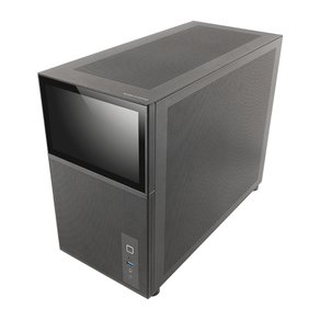 CAJA MICROATX GAMING MARS GAMING MC-LCD NEGRA CON PANTALLA IPS 8