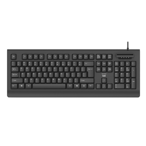 TECLADO EWENT EW3286 USB CON LECTOR DNI NEGRO EW3286