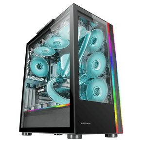 CAJA E-ATX TORRE GAMING MARS GAMING MC-ULT XXL BLACK FRONTAL Y LATERAL DE CRISTAL TEMPLADO SIN FUENTE DE ALIMENTACION MCULT