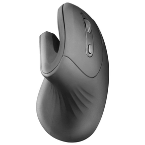 MARS GAMING MMW-ERGOPRO, VERTICAL ERGONOMIC WIRELESS MOUSE, FOLDED DESIGN, 3200DPI OPTICAL SENSOR, HUANO SWITCHES, BLACK MMWERGOPRO