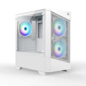 CAJA M-ATX NETWAY XG525+3 FAN ARGB BLANCA APP-NW3710