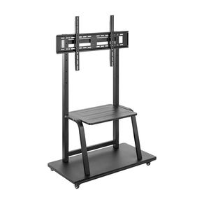 SOPORTE SUELO AISENS ECO RUEDAS BANDEJA DVD MONITOR/TV 150KG 37-100 FT100E-231
