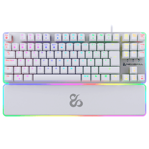 TECLADO GAMING NEWSKILL GUNGNYR TKL PRO IVORY | SWITCH RED NS-KB-GUNGNYRT-GAT-RED-IV