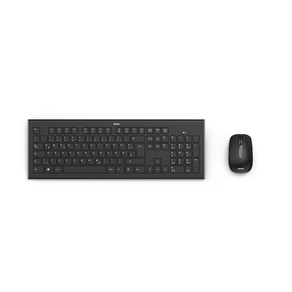 HAMA teclado y rat  n inal  mbrico  alcance del bluetooth de hasta 8 metros   Cortino ESPA     OL  Color negro 69182664