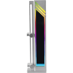 SOPORTE PARA VGA UNIVERSAL MARS GAMING MCAGCBW DE ALUMINIO COLOR GRIS PLATEADO BASE MAGNETICA ANTIDE MCAGCBW