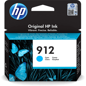 HP 912 Cyan Original Ink Cr 3YL77AE#BGX