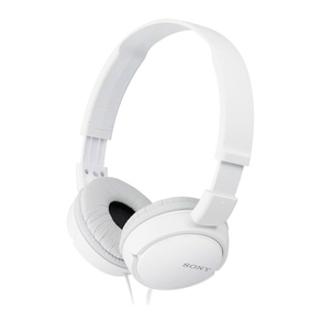 HEADSET SONY MDR-ZX110WE COMPACTOS CABLE 1.2m CONEXION JACK 3.5 CON CONTROL REMOTO COLOR BLANCO MDR-ZX110WE