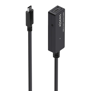 AISENS Cable USB 3 2 Gen1x1 prolongador con Amplificador  USB C M USB C H  Negro  5 0m A107-0869