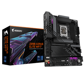 GIGABYTE Intel  Placa base Z890 AORUS ELITE WIFI7 - Compatible con CPUs Intel Core Ultra (Serie 2), VRM de 16+1+2 fases, hasta 8800MHz DDR5 (OC), 1xPC Z890 A ELITE WIFI7