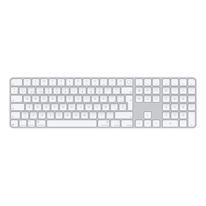 Magic Keyboard with Touch ID and Numeric Keypad for Mac models with Apple silicon - Spanish - White Keys MXK73Y/A
