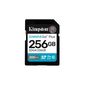 MEMORIA 256GB SDXC KINGSTON CANVAS GO PLUS GEN 4 SDG4/256GB
