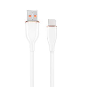 CABLE DE CARGA Y DATOS GEMBIRD USB TIPO C DE SILICONA PREMIUM 1,5 MBLANCO CC-USB2S-AMCM-1.5M-W
