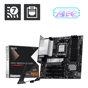Placa AMD  MSI PRO B850M-P WIFI Socket AM5 911-7E71-001