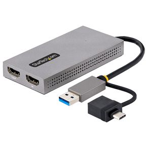 ADAPTADOR CONVERTIDOR USB 3.0 A 2 PANTALLAS HDMI WINDOWS/M AC 107B-USB-HDMI