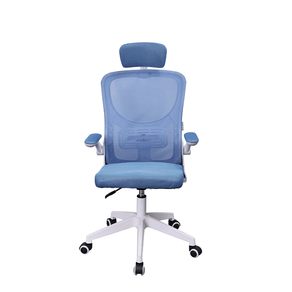 SILLA ERGONOMICA MARS GAMING MGCERGOPLUSWBL AZUL Y BLANCO MALLA TRANSPIRABLE REPOSACABEZAS MGCERGOPLUSWBL